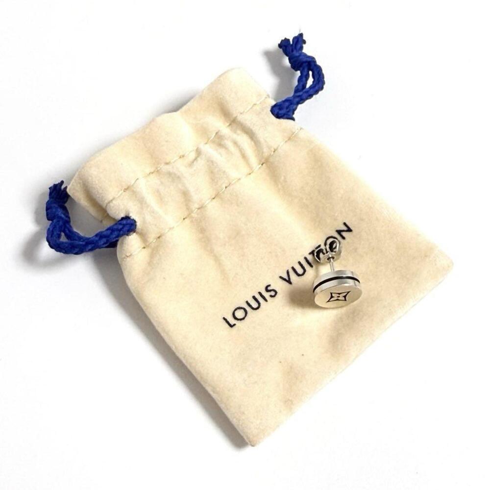 LOUIS VUITTON Silver Earrings - Picture 9 of 9